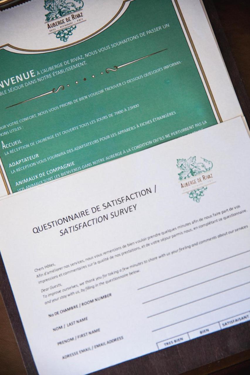 Auberge De Rivaz Ngoại thất bức ảnh